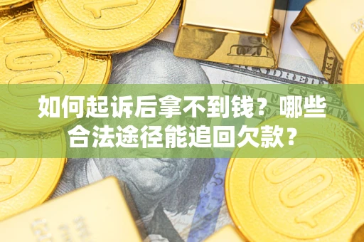 武汉如何起诉后拿不到钱？哪些合法途径能追回欠款？