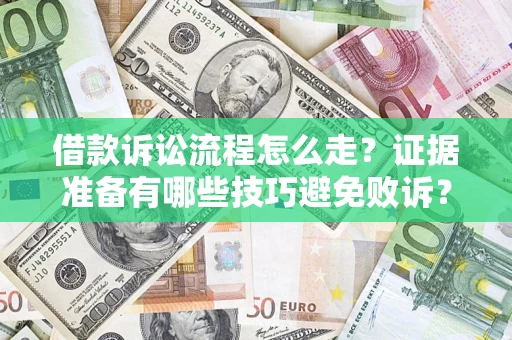 武汉借款诉讼流程怎么走？证据准备有哪些技巧避免败诉？