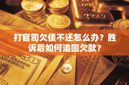 武汉打官司欠债不还怎么办？胜诉后如何追回欠款？