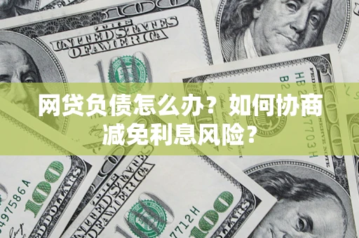 武汉网贷负债怎么办？如何协商减免利息风险？