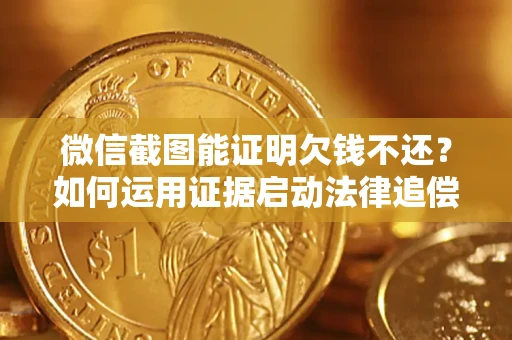 武汉微信截图能证明欠钱不还？如何运用证据启动法律追偿程序？