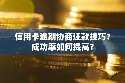 武汉信用卡逾期协商还款技巧？成功率如何提高？