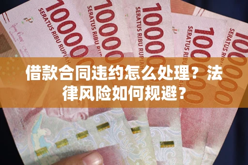 武汉借款合同违约怎么处理？法律风险如何规避？