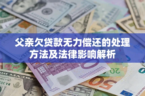武汉父亲欠贷款无力偿还的处理方法及法律影响解析