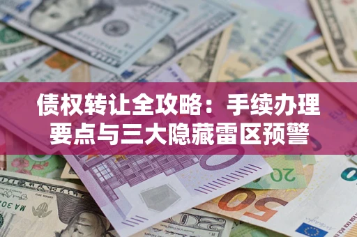 武汉债权转让全攻略：手续办理要点与三大隐藏雷区预警