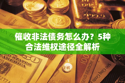 武汉催收非法债务怎么办？5种合法维权途径全解析