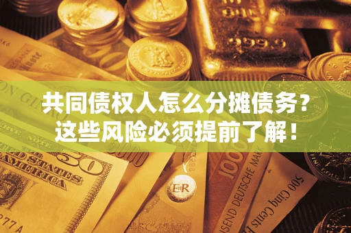 武汉共同债权人怎么分摊债务？这些风险必须提前了解！