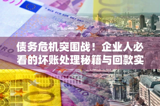 武汉债务危机突围战！企业人必看的坏账处理秘籍与回款实战指南