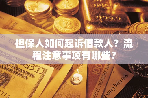 武汉担保人如何起诉借款人？流程注意事项有哪些？
